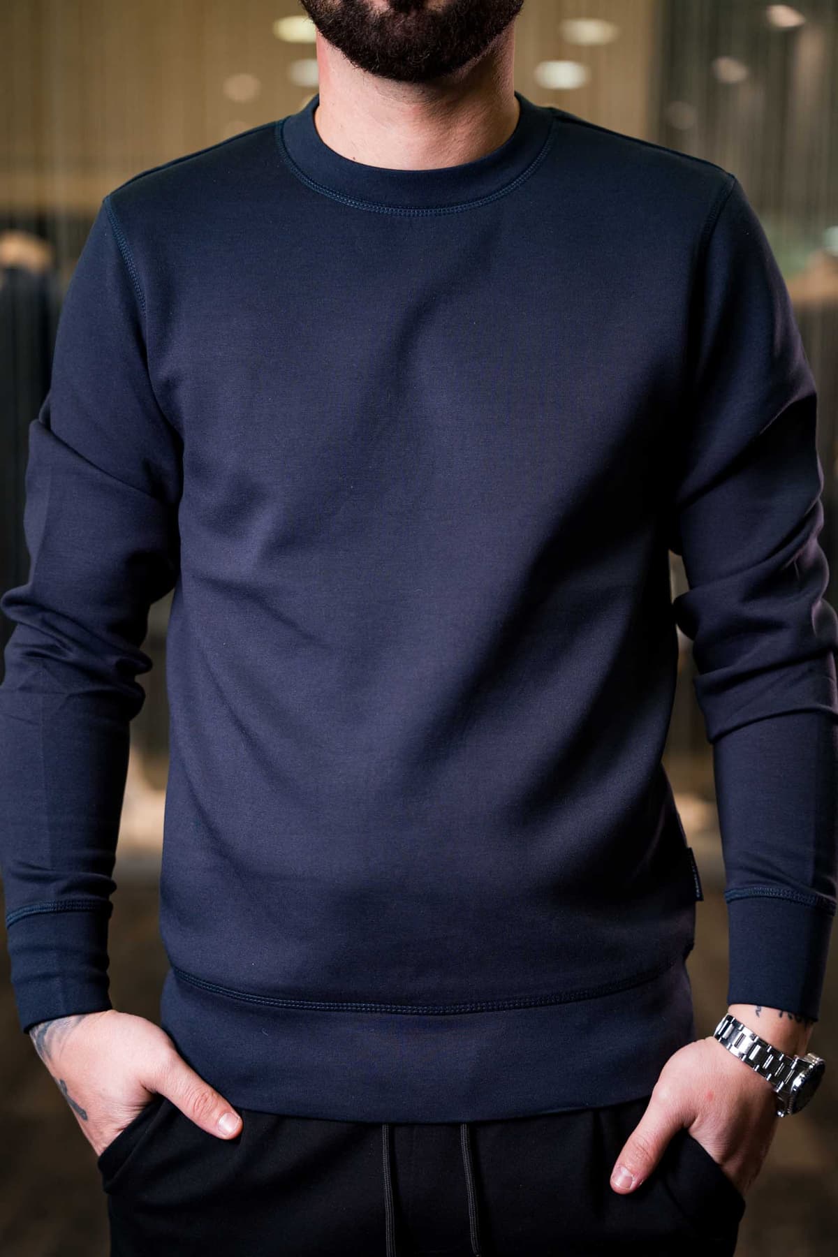 Ανδρικό Φούτερ Casual friday 4741 Μπλέ