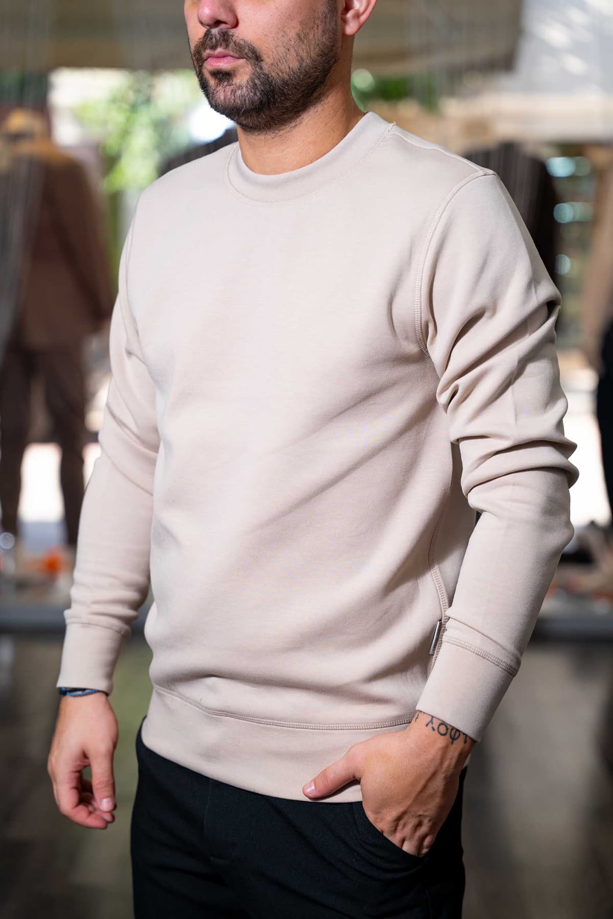 Ανδρικό Φούτερ Casual friday 20504731 Μπέζ