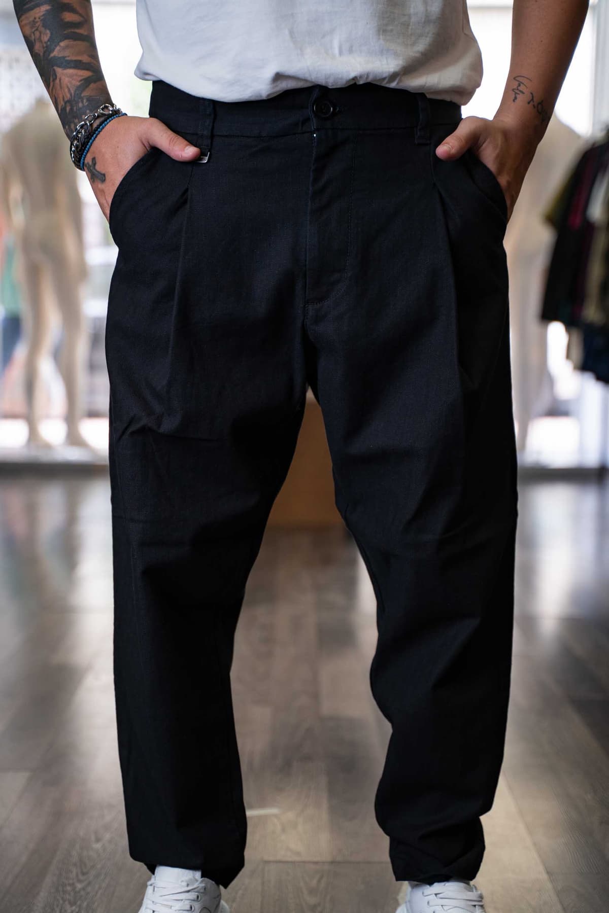 Ανδρικό Παντελόνι Jean Royal denim 2315 Μαύρο