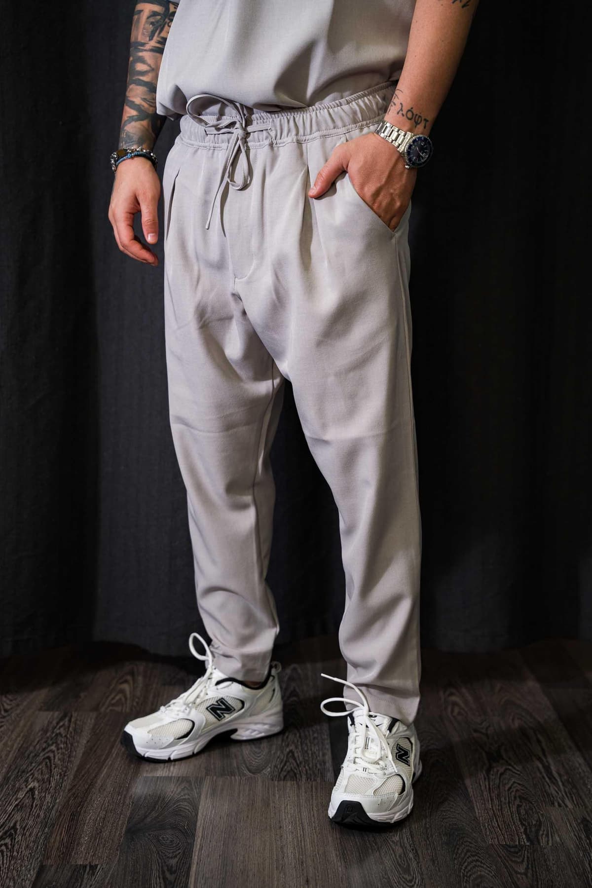 Ανδρικό παντελόνι badze 1011 grey