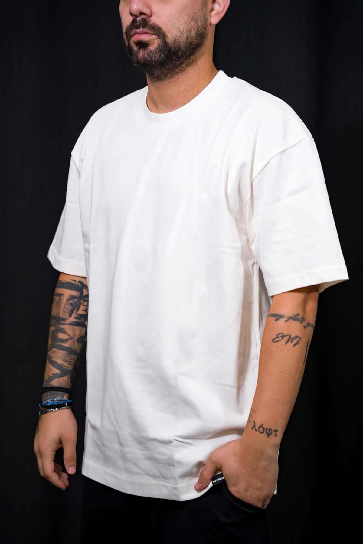 Destroy T-Shirt Oversized Λευκό