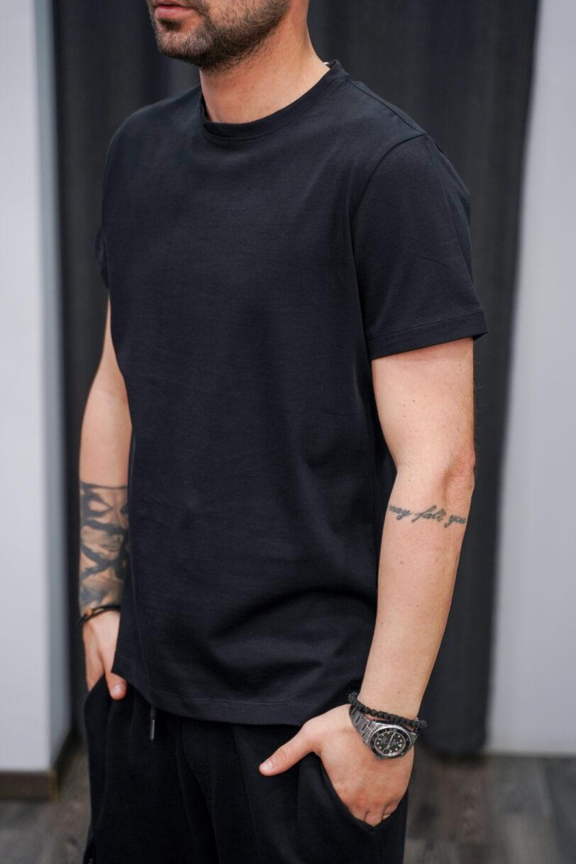 ROYAL DENIM TSHIRT-4024-BLACK