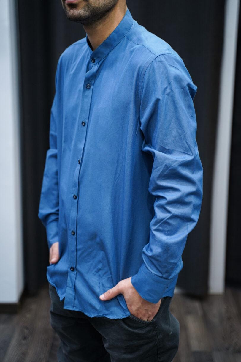 TESSUTI SHIRT MAO-22266149-BLUE