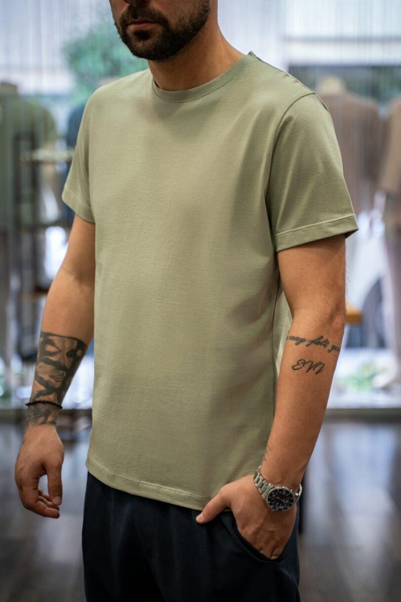 ROYAL DENIM TSHIRT-4024 SAGE