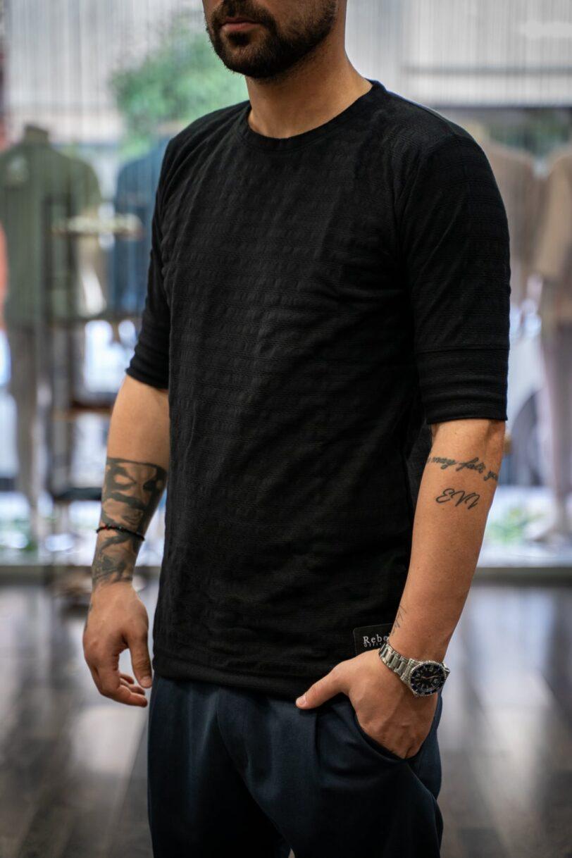 REBEL-8010 TSHIRT BLACK