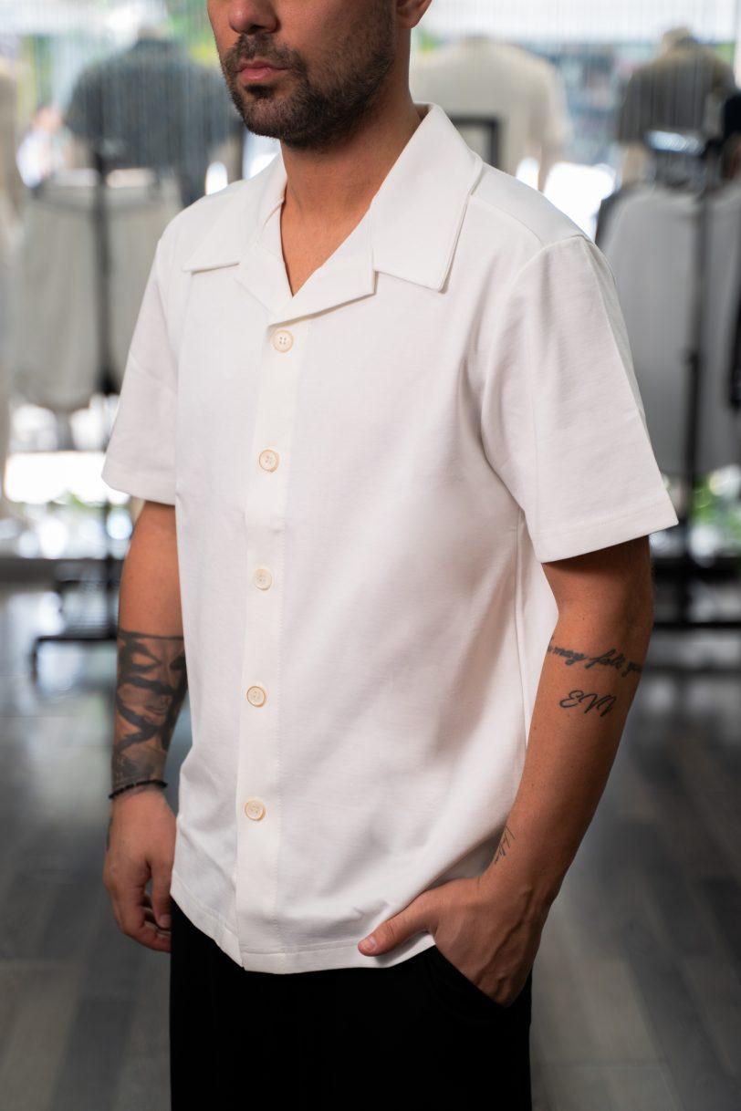REBEL SHIRT- 8071-WHITE