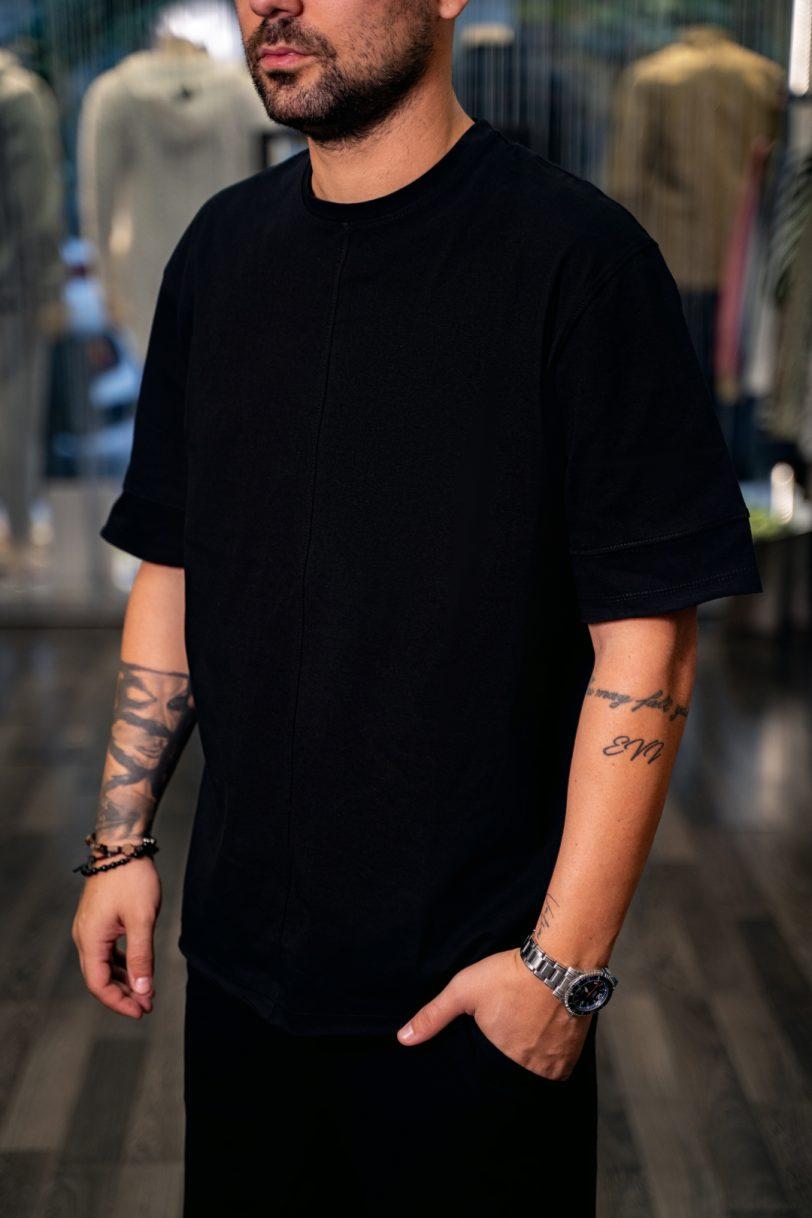 ROYAL DENIM TSHIRT-4050 BLACK