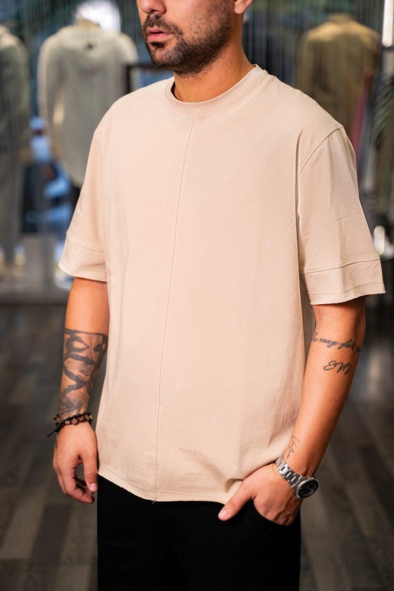 ROYAL DENIM TSHIRT-4050 BEIGE
