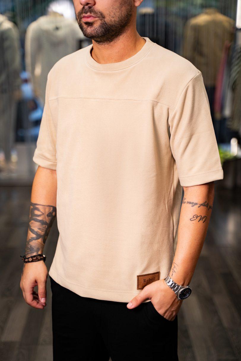 REBEL TSHIRT-2506 BEIGE