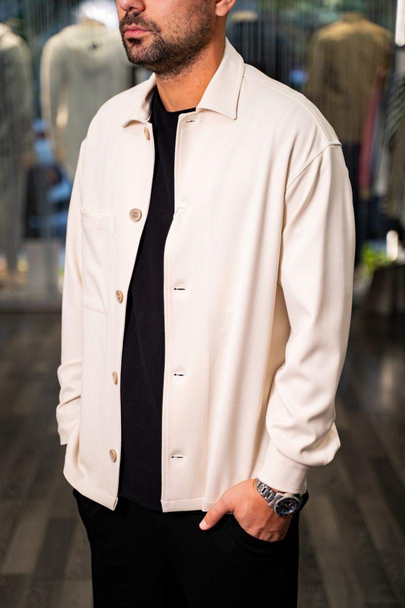 ROYAL DENIM SAKAKI JACKET-5100 KAZUNO ECRU - Image 2