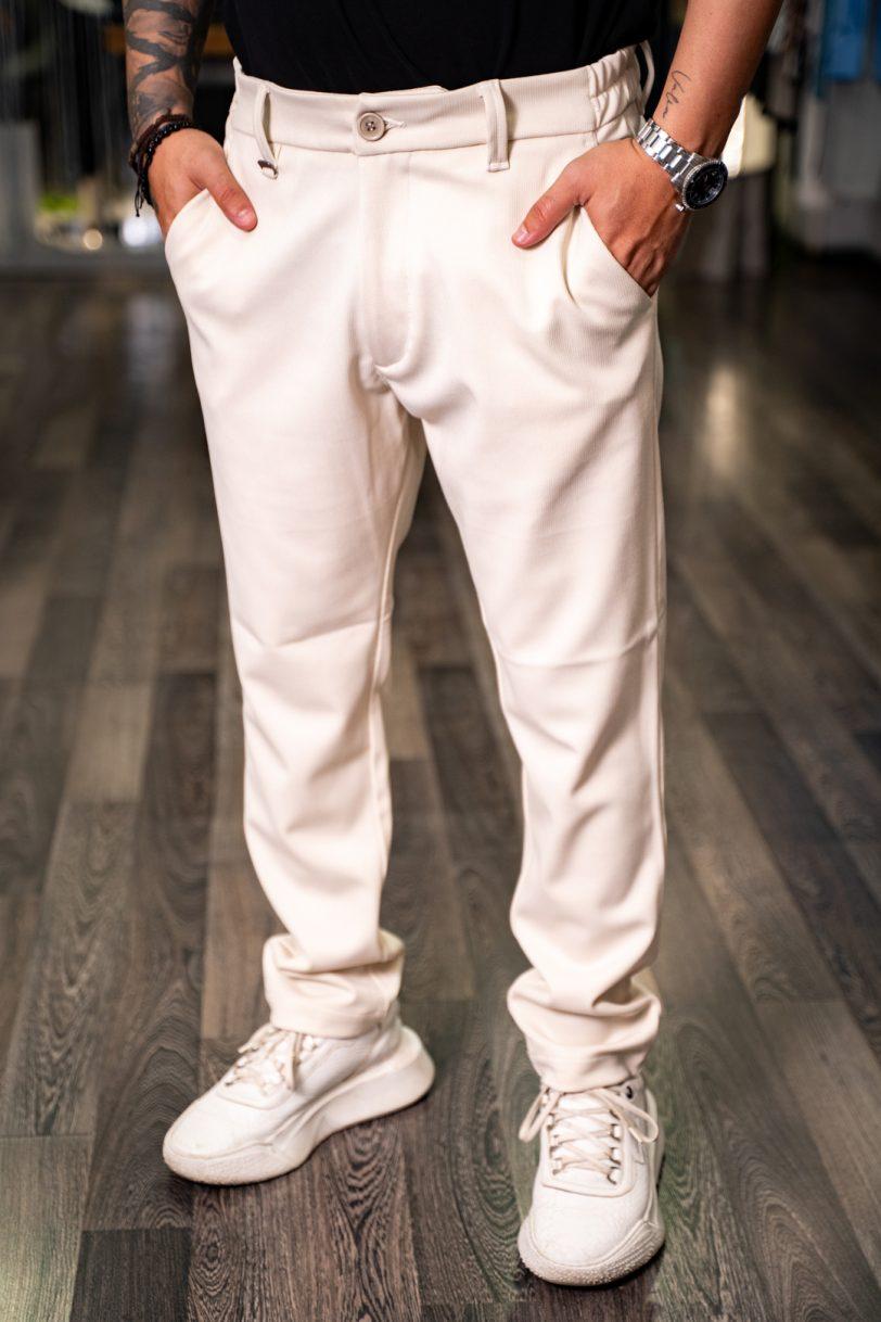 ROYAL DENIM PANTS-IZUMO 2254 ECRU