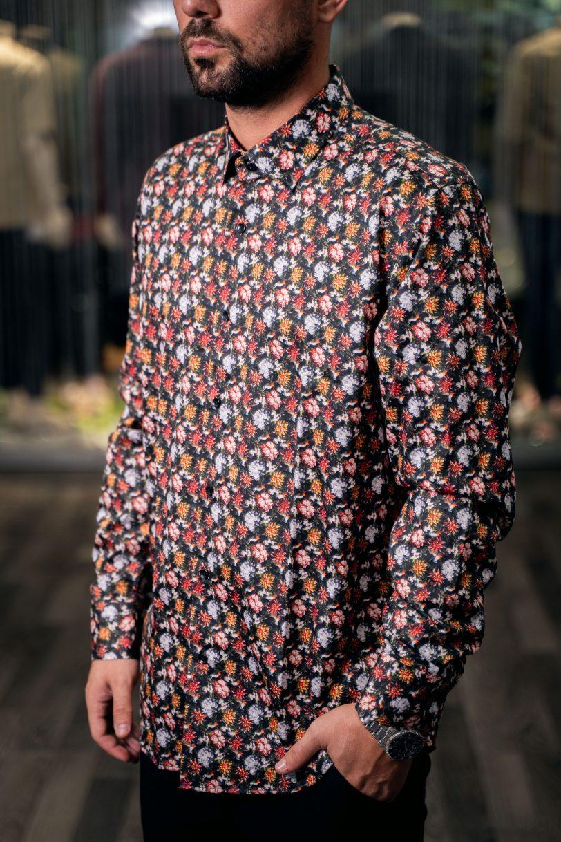 DEZIGN SHIRT FLOWER-D-2537