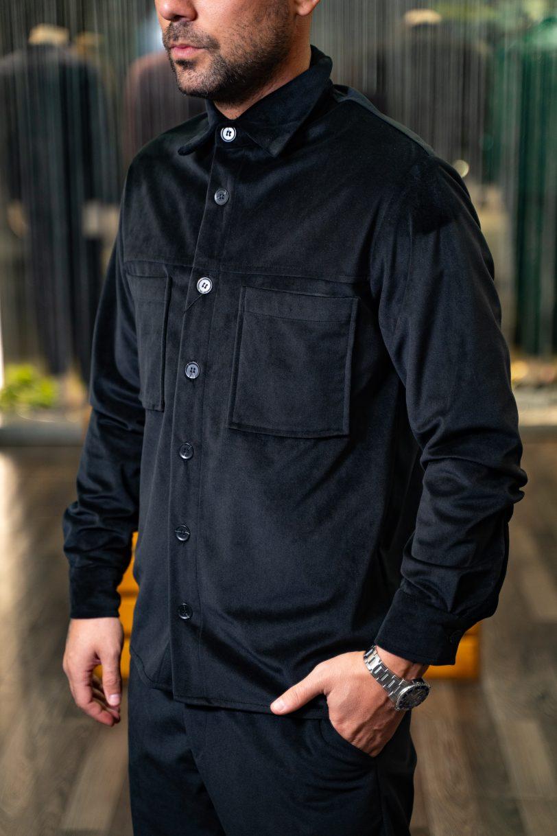 DEZIGN SHIRTS-D-2507 BLACK