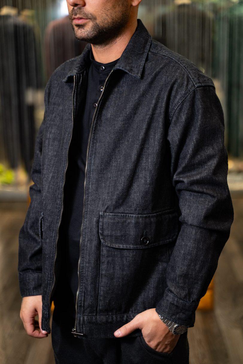 ROYAL DENIM JACKET-KITAMI 5105 BLACK - Image 2