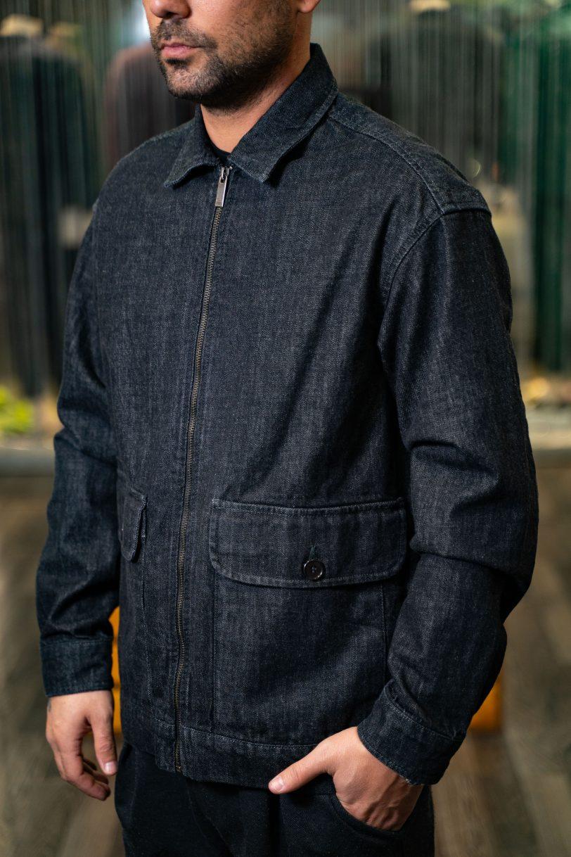 ROYAL DENIM JACKET-KITAMI 5105 BLACK