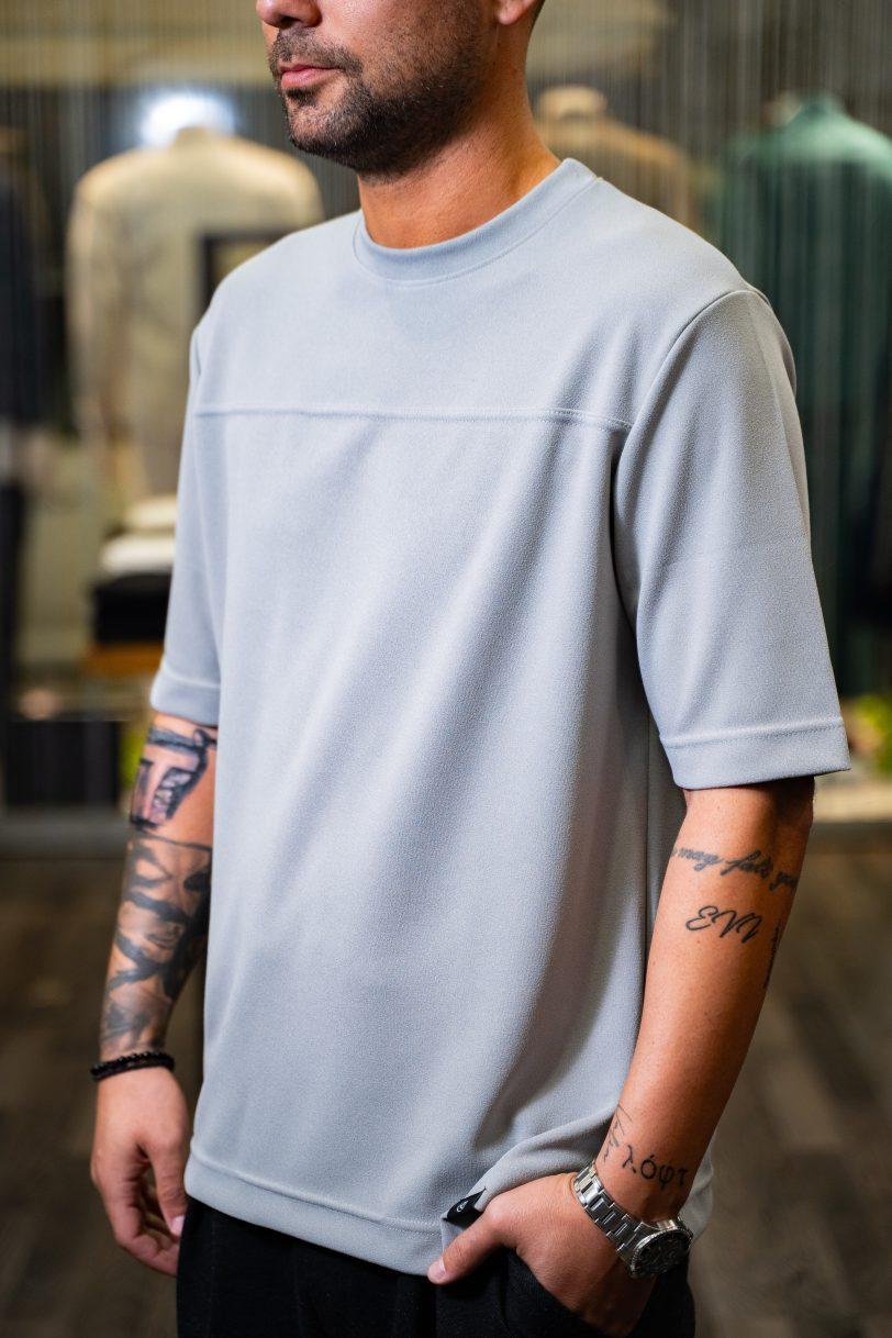 REBEL T-SHIRT-2504 GRAY