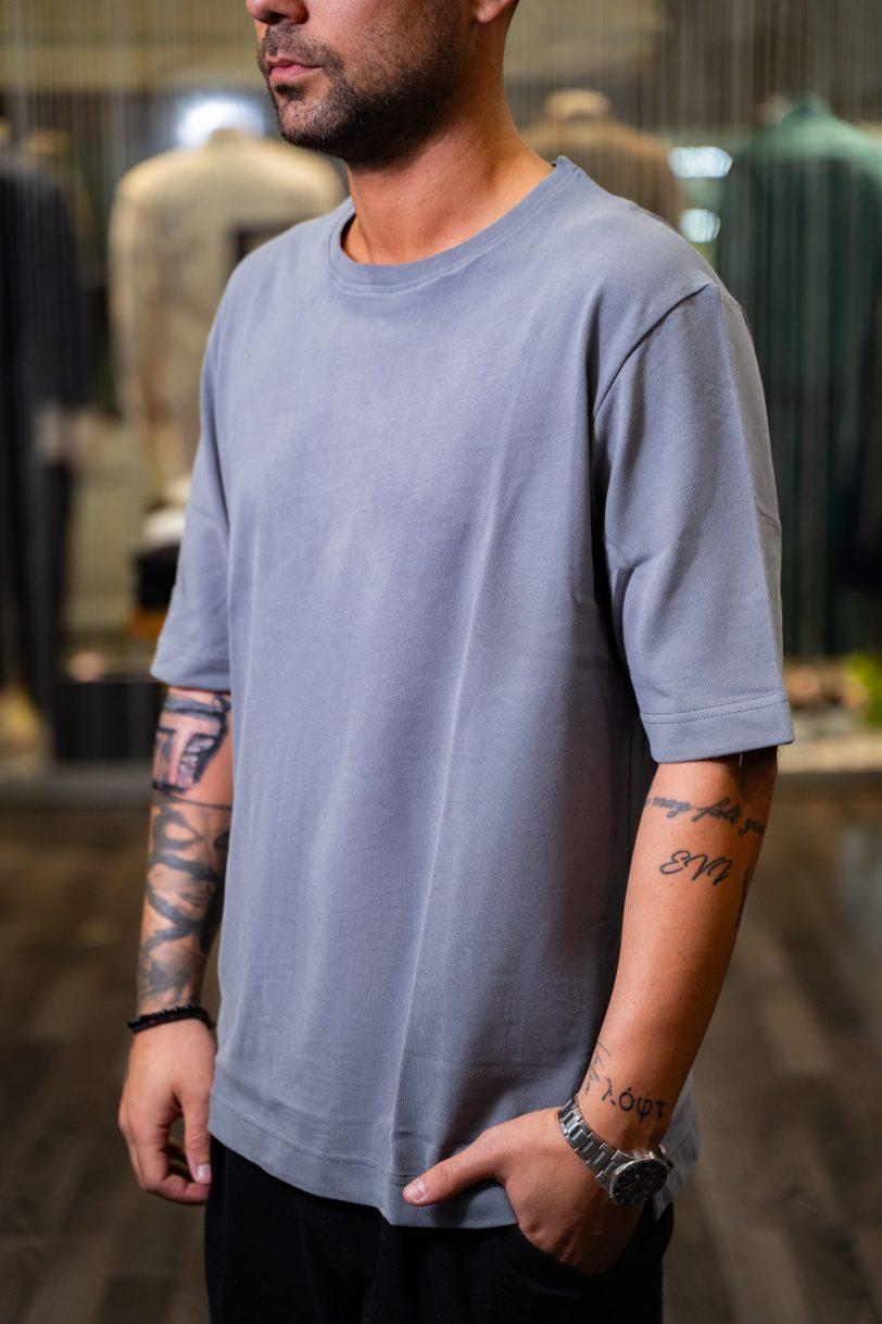 REBEL T-SHIRT-2500 GRAY