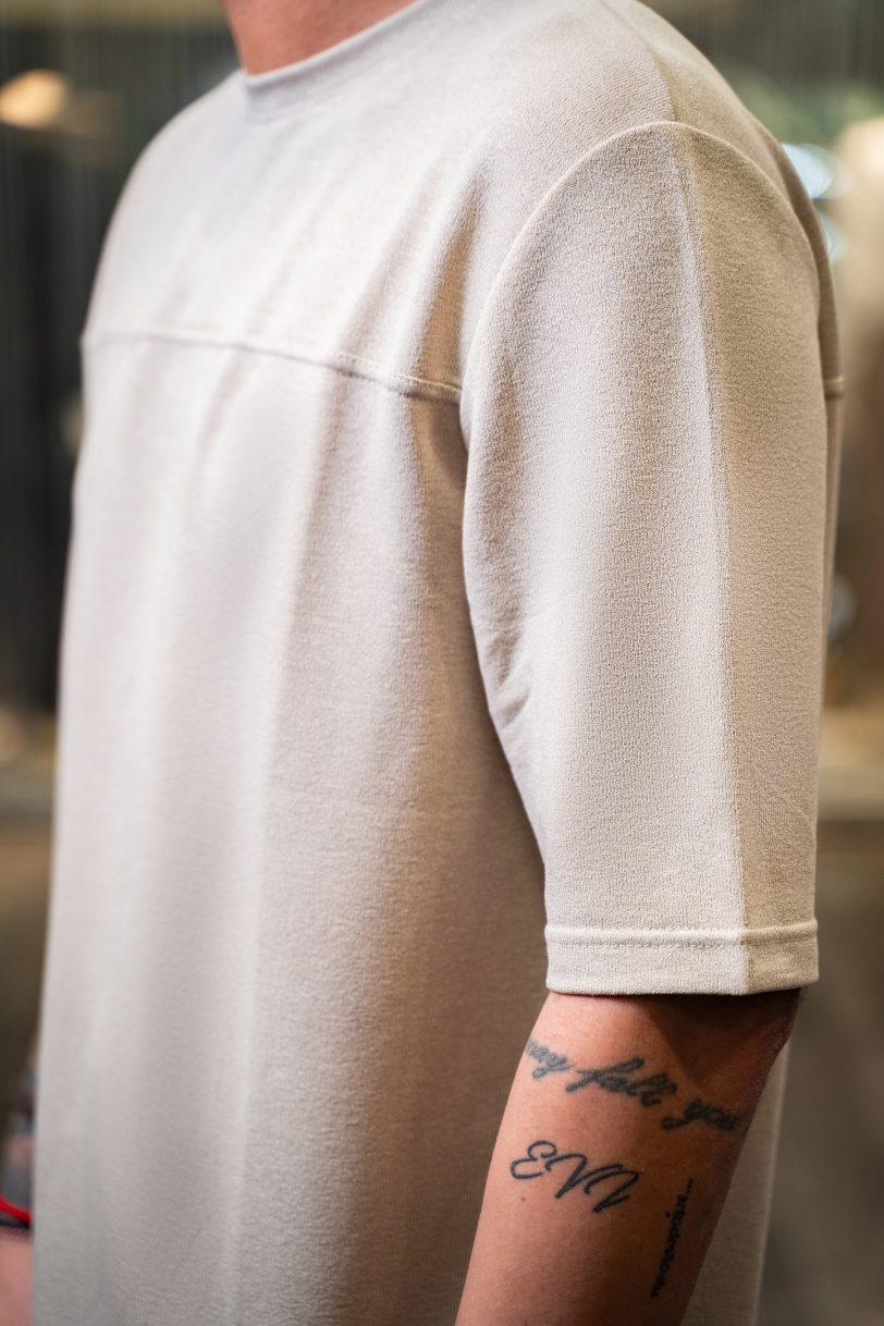 REBEL T-SHIRT-7017 BEIGE - Image 3