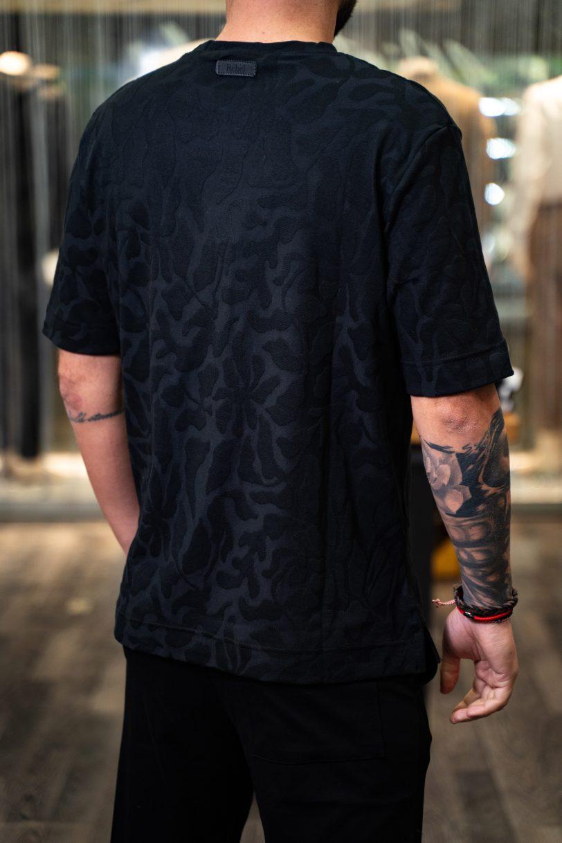 REBEL T-SHIRT-7027 BLACK - Image 2