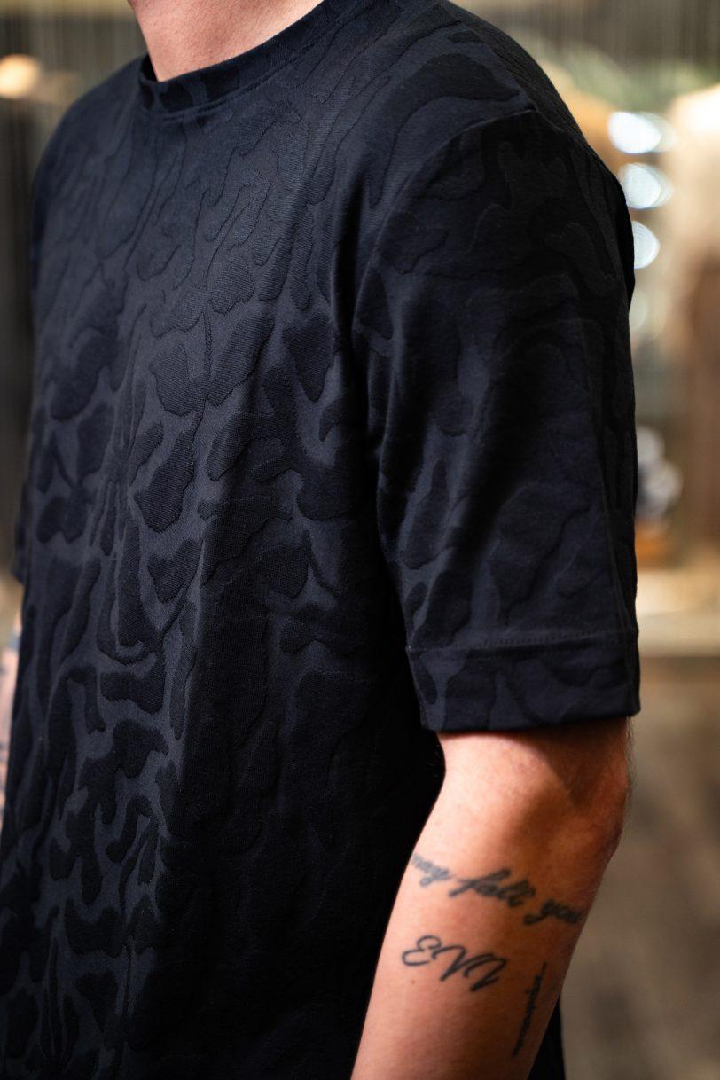 REBEL T-SHIRT-7027 BLACK - Image 3