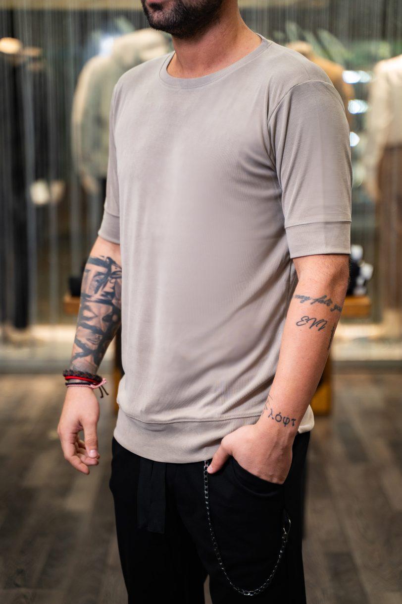 REBEL T-SHIRT-7013 GREY