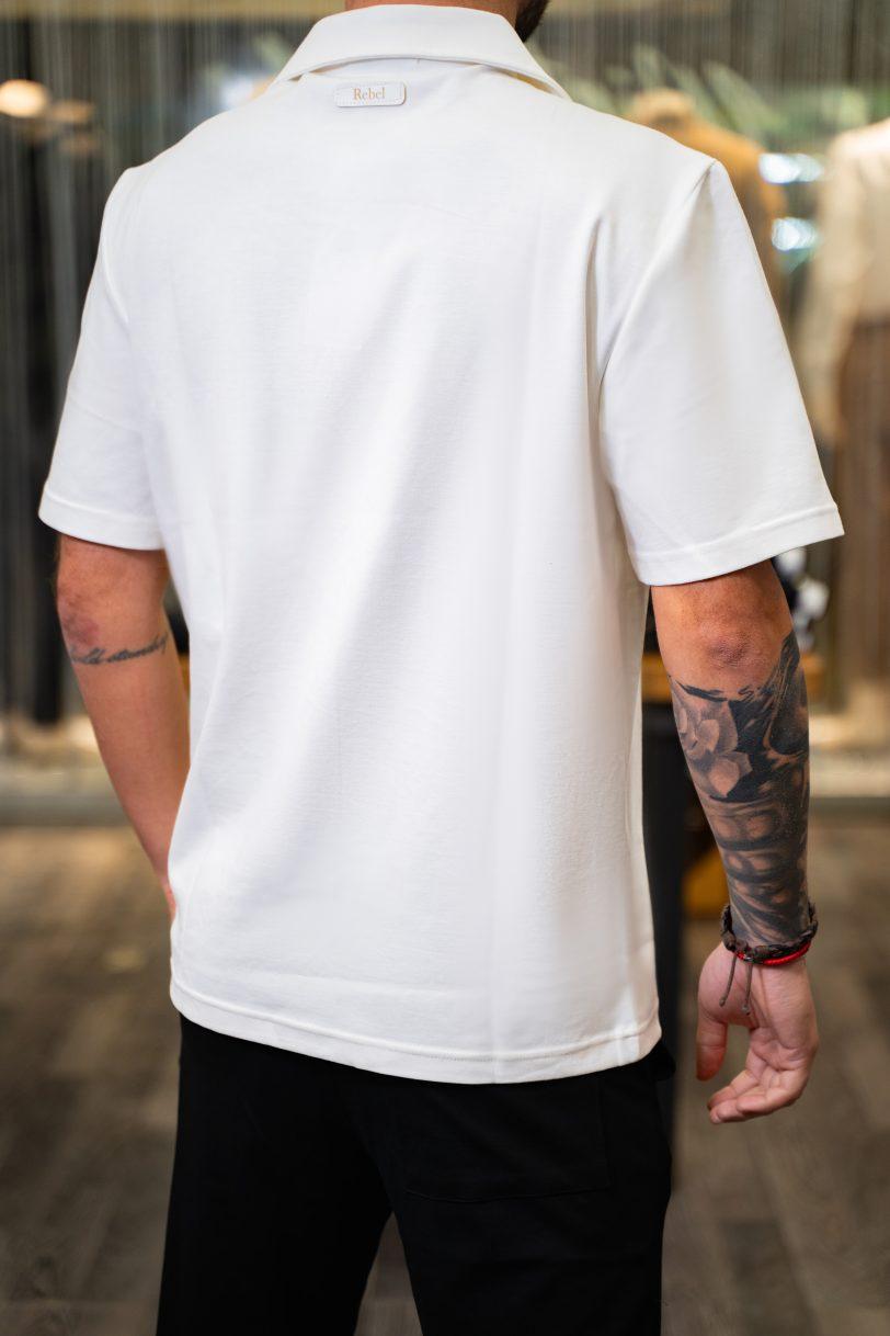 REBEL SHIRTS-7083 WHITE - Image 3