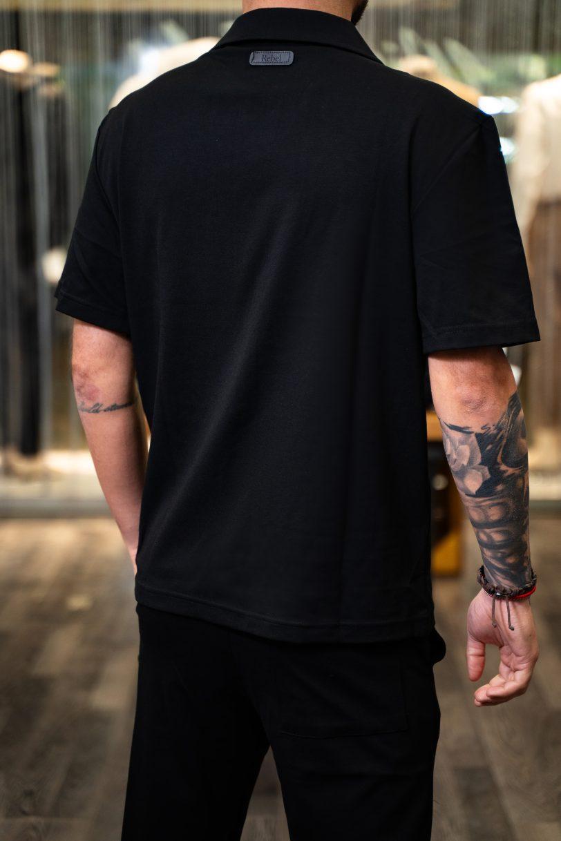 REBEL SHIRTS-7083 BLACK - Image 2