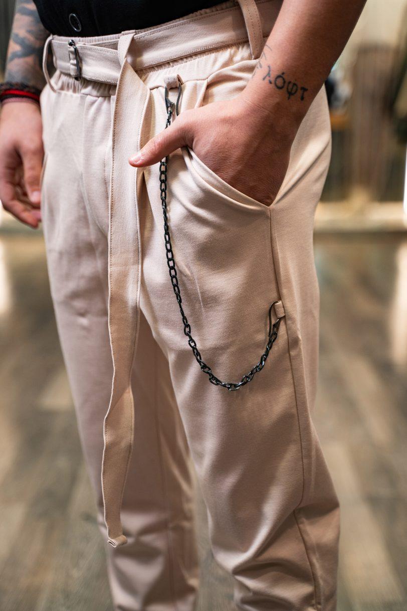 REBEL PANTS-7084 BEIGE - Image 3