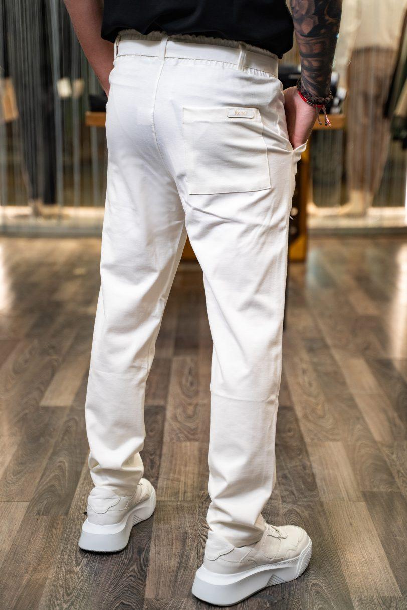 REBEL PANTS-7082 WHITE - Image 2