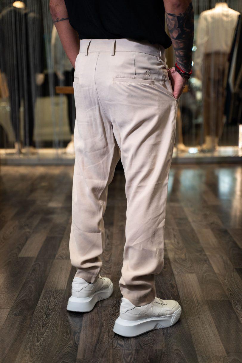 ROYAL DENIM PANTS-PERTH-2258 ECRU BEIGE - Image 3