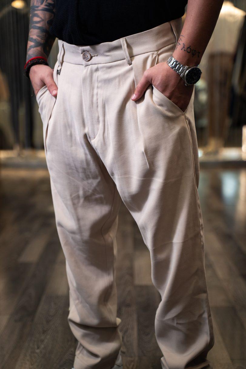 ROYAL DENIM PANTS-PERTH-2258 ECRU BEIGE - Image 2