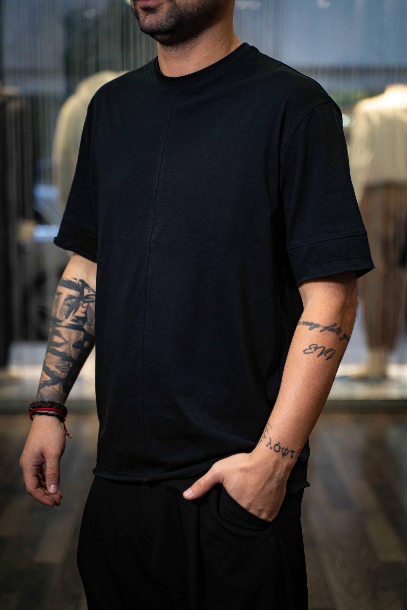 ROYAL DENIM T-SHIRT-4050 BLACK