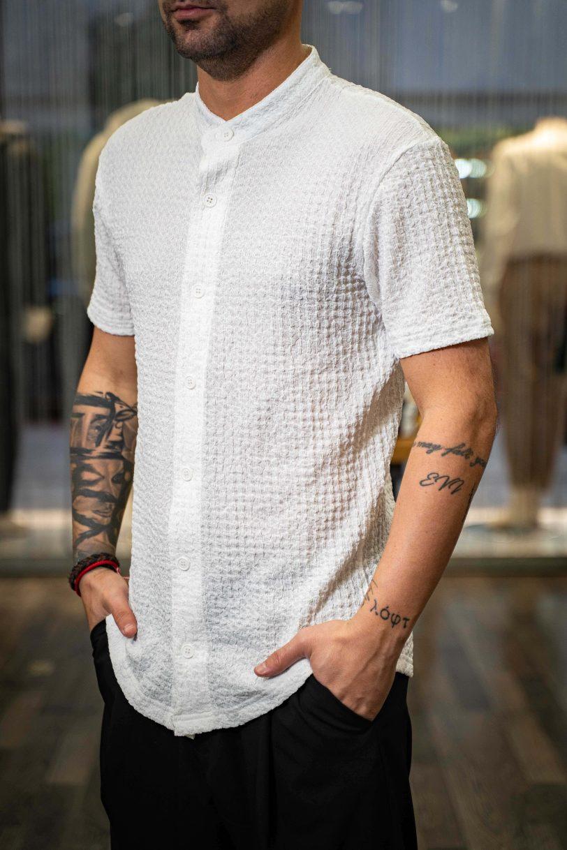 REBEL SHIRT-7037 WHITE