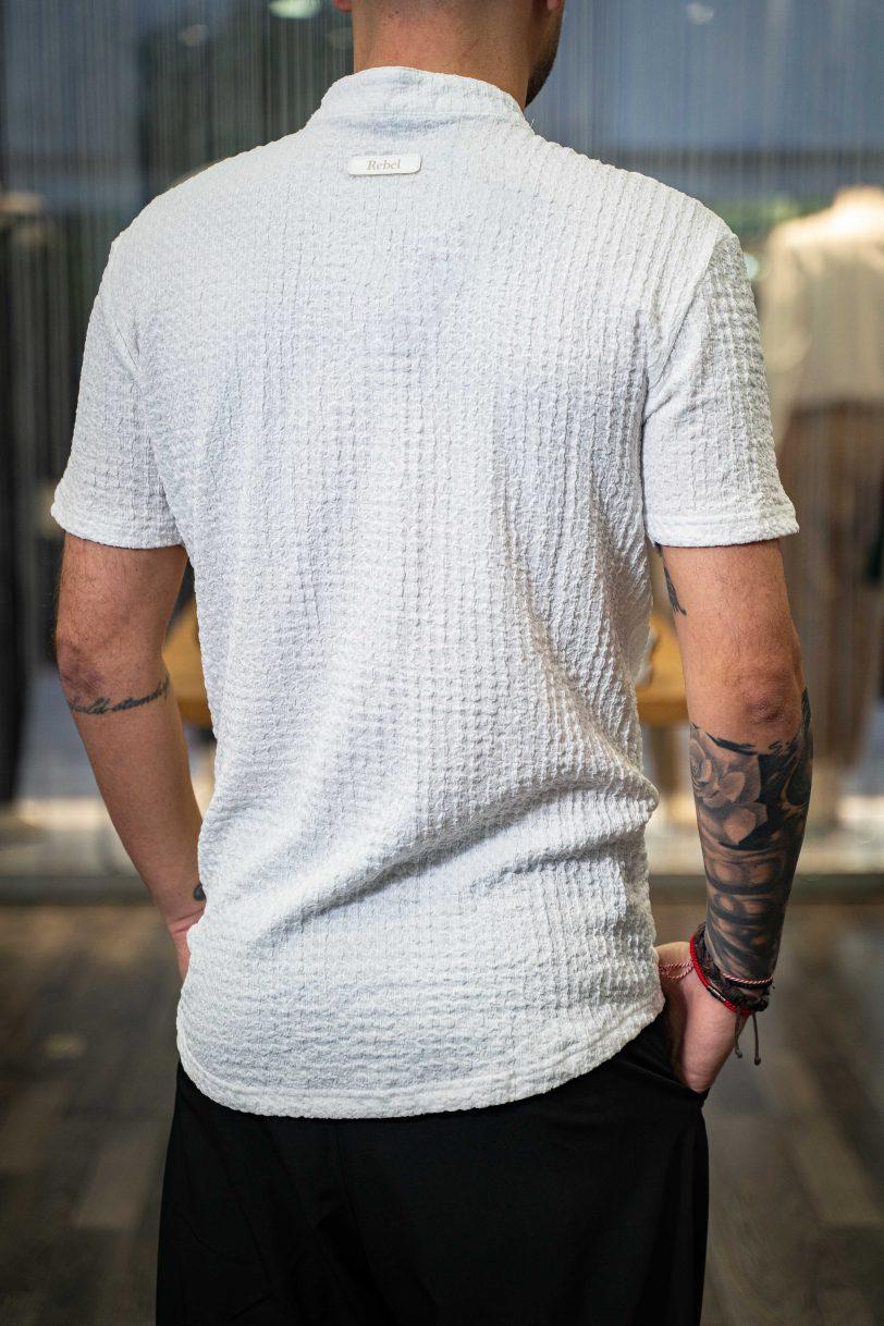 REBEL SHIRT-7037 WHITE - Image 2