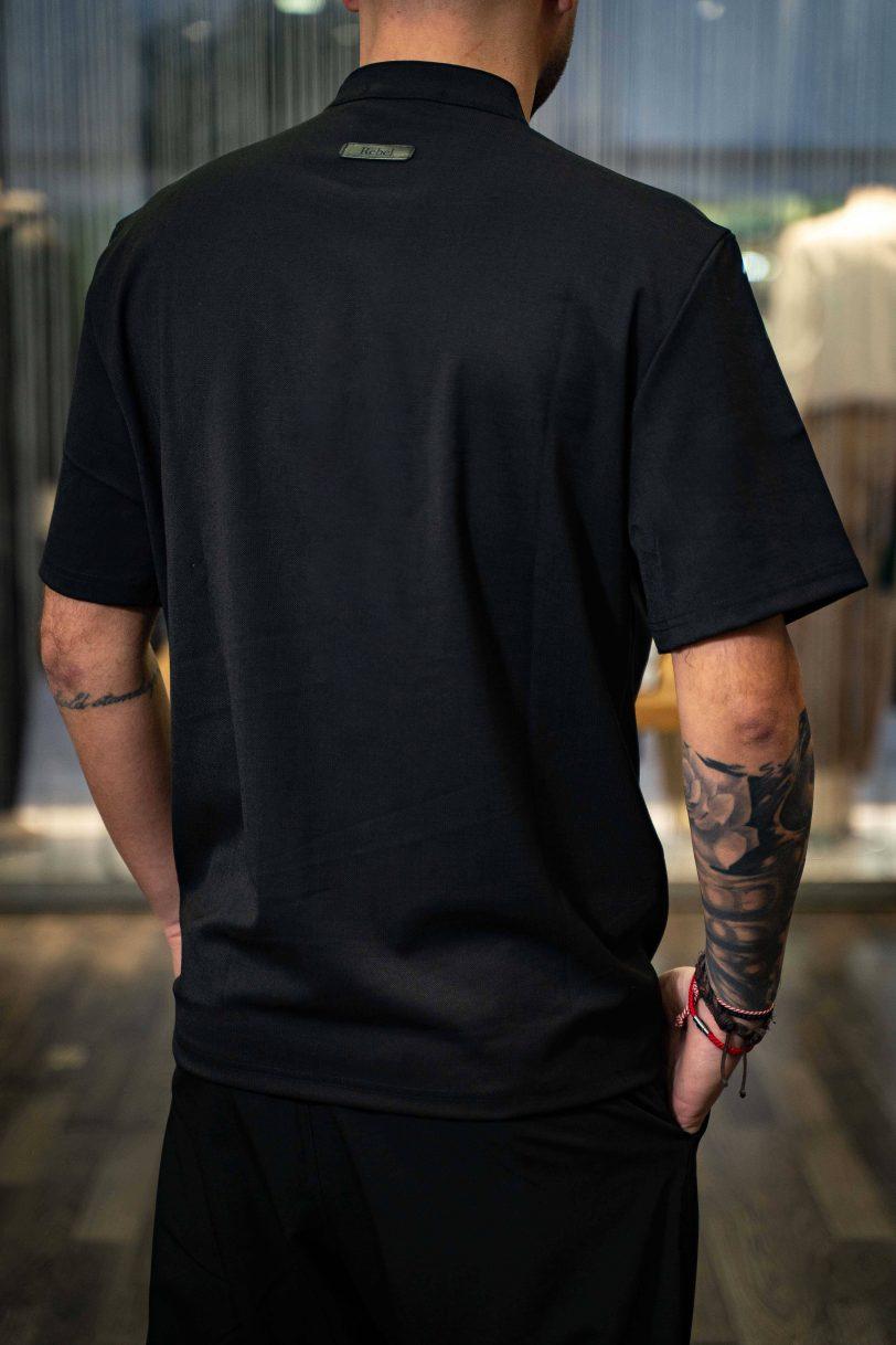 REBEL SHIRT-7079 BLACK - Image 4