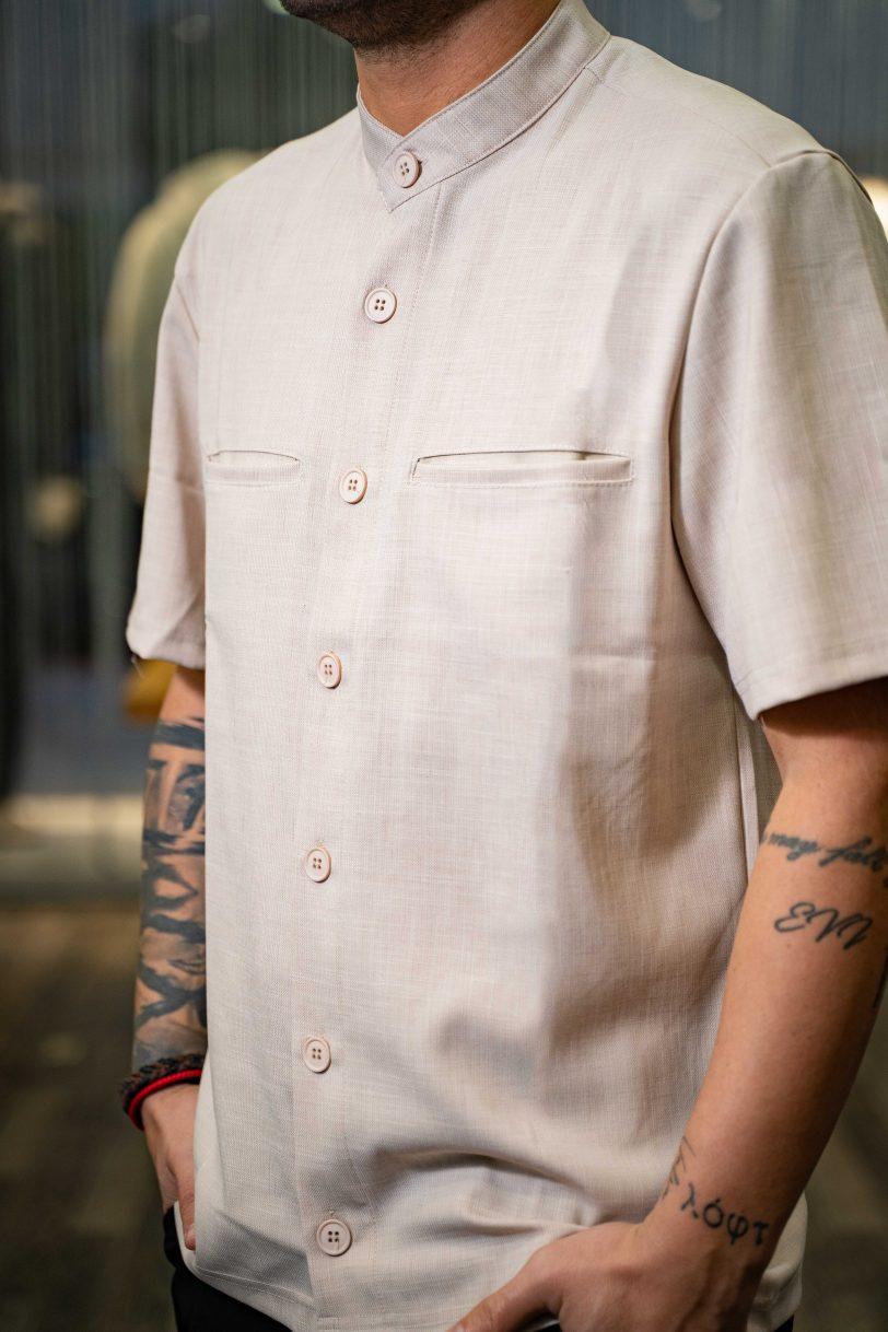REBEL SHIRT-7079 BEIGE - Image 2