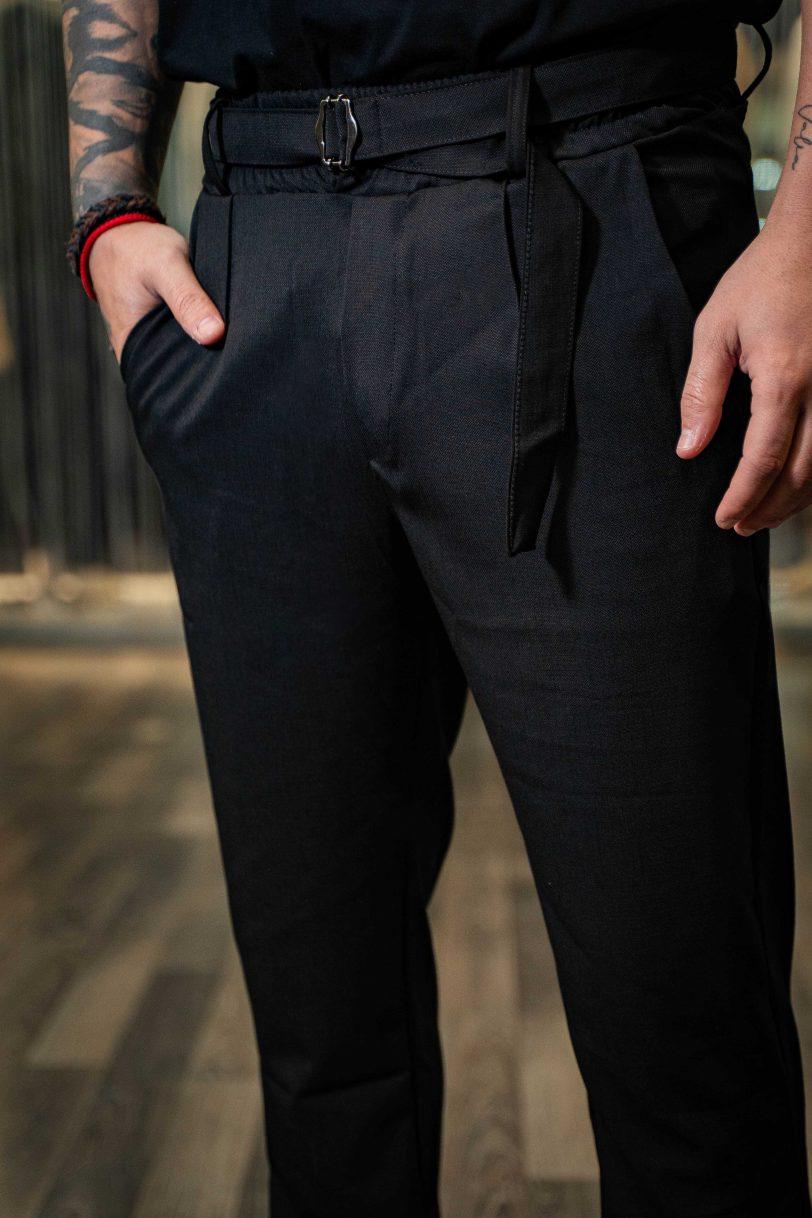 REBEL PANTS-7078 BLACK - Image 2