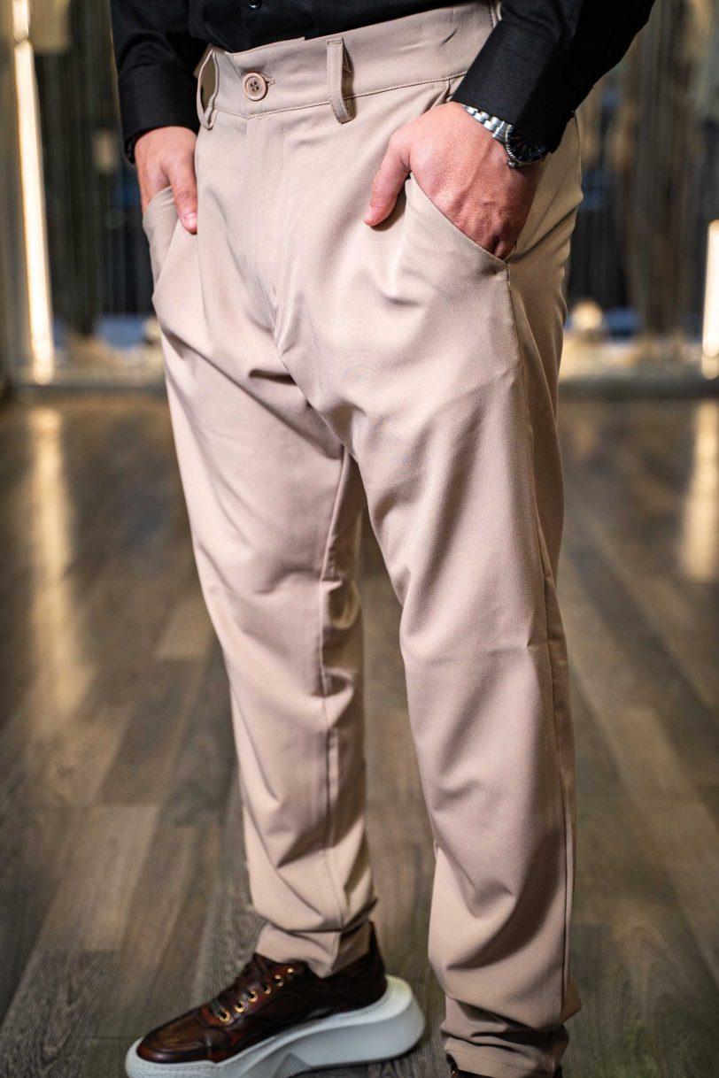 ROYAL DENIM PANTS-VIRELLE 950 BEIGE - Image 2