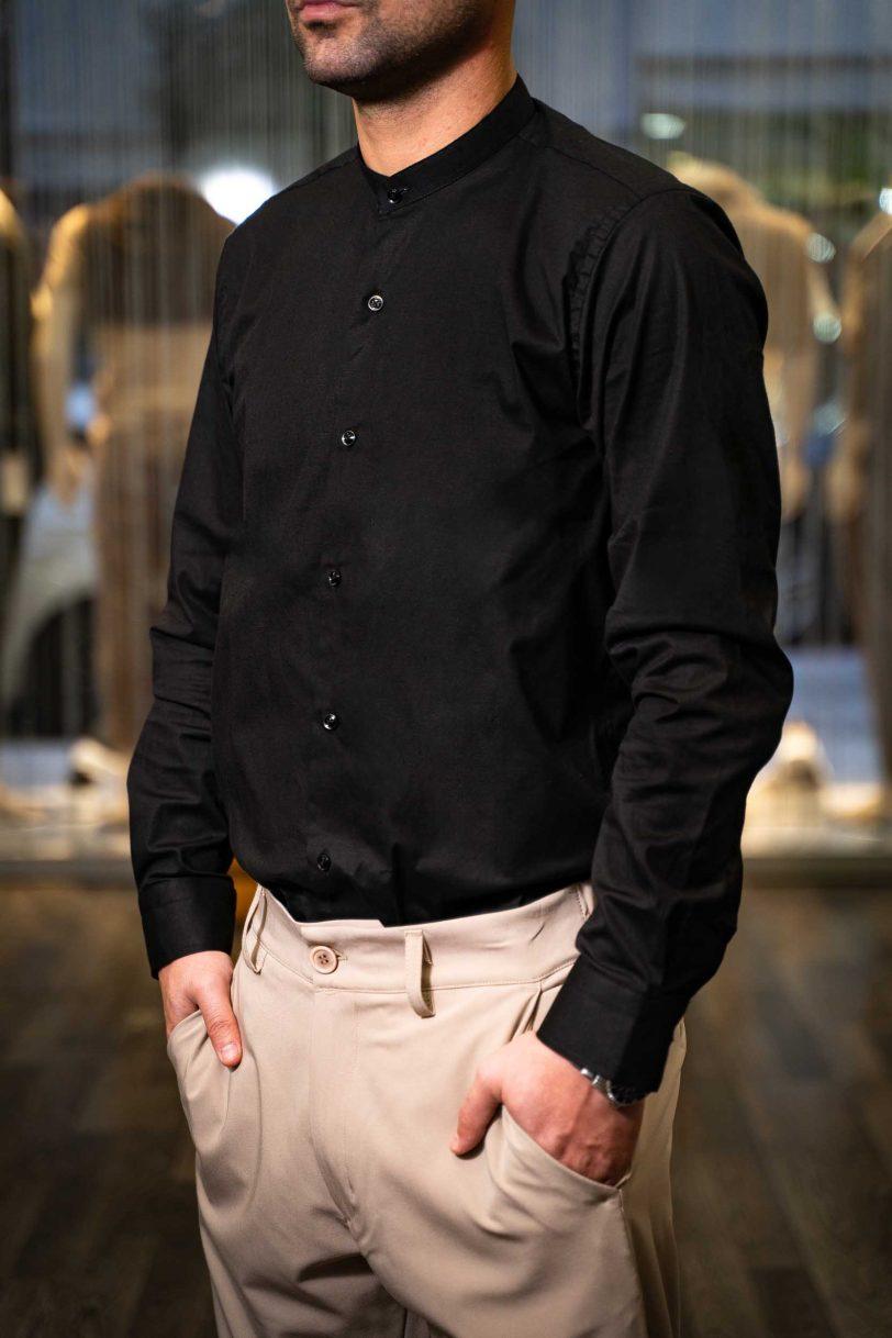 DEZIGN SHIRT-D-2572 BLACK