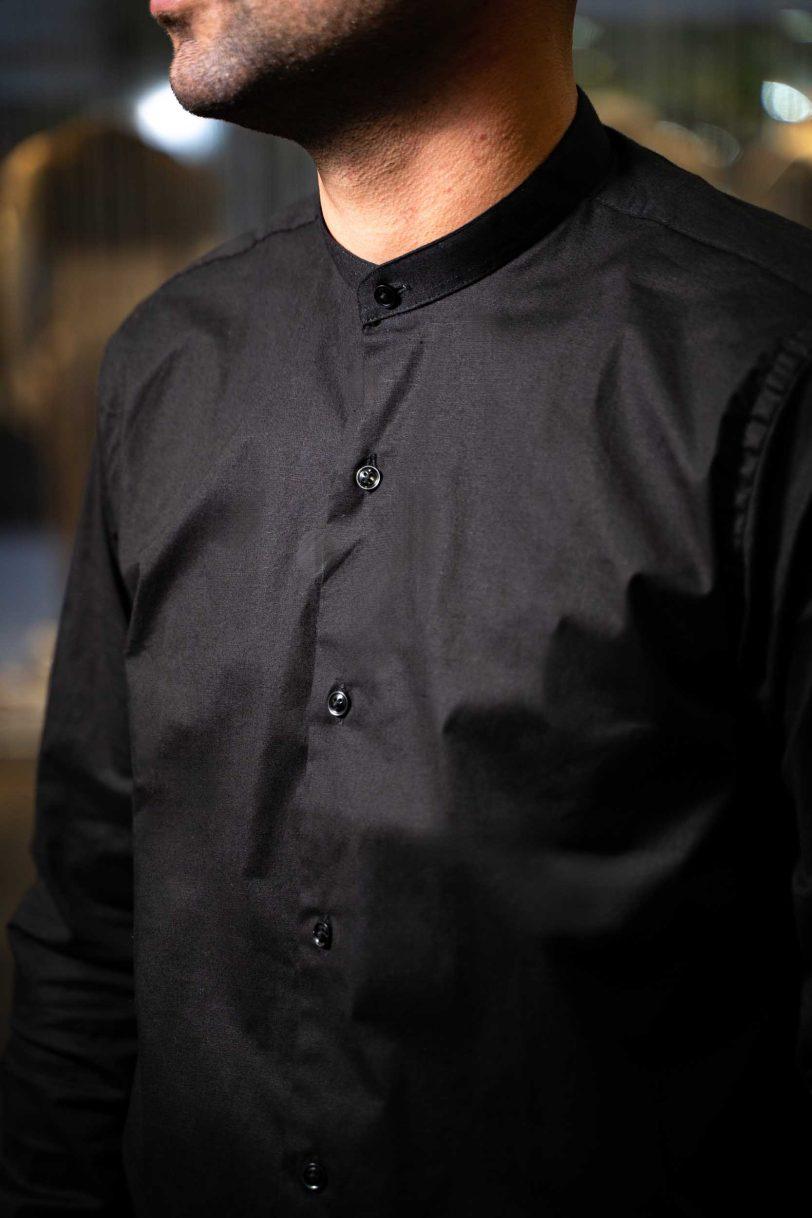 DEZIGN SHIRT-D-2572 BLACK - Image 2