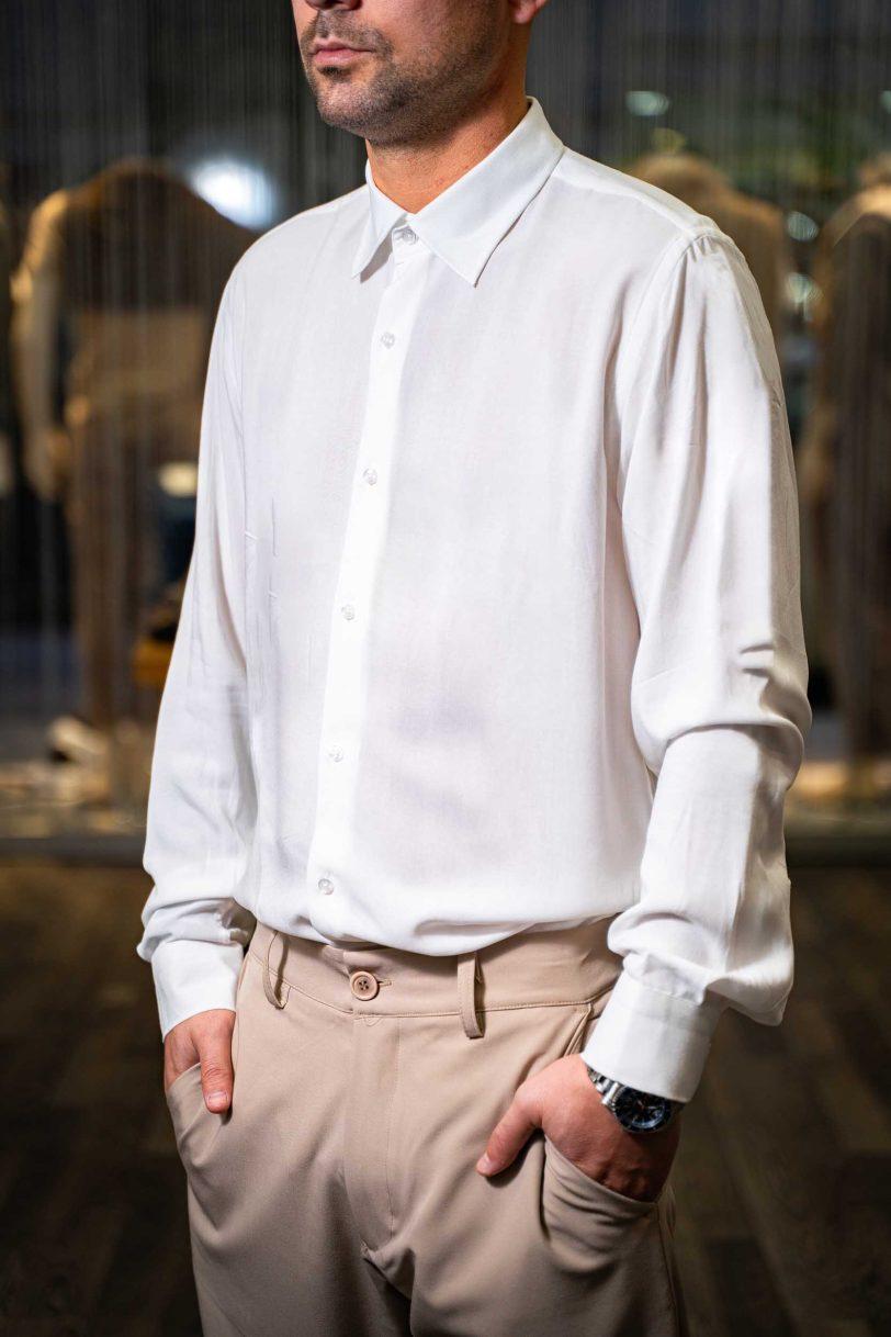 DEZIGN SHIRT-D-25103 WHITE