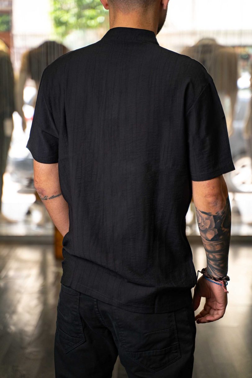REBEL T-SHIRT-7035 BLACK - Image 3