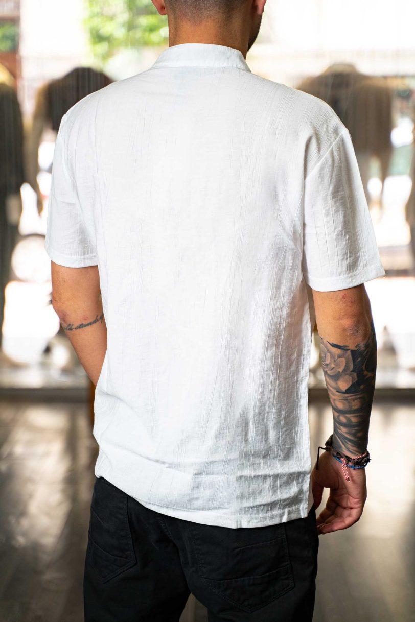 REBEL T-SHIRT-7035 WHITE - Image 3