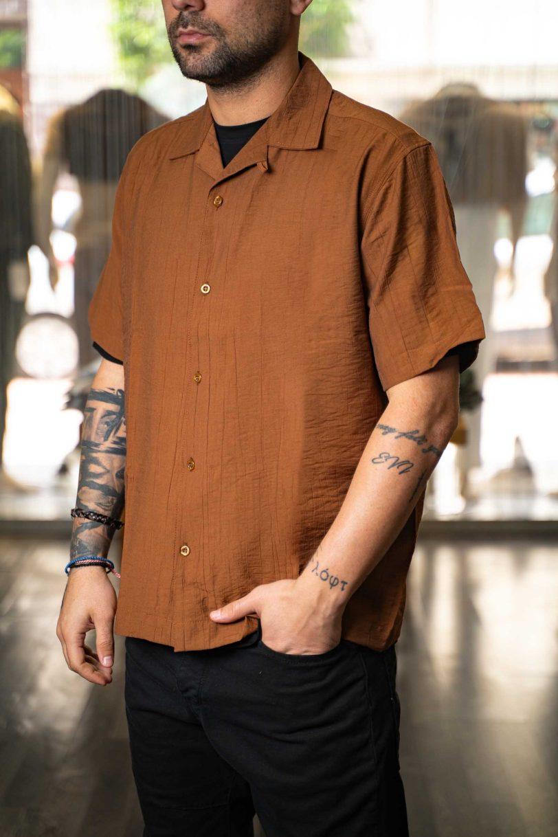 ROYAL DENIM SHIRT-3569 CHOCOLATE