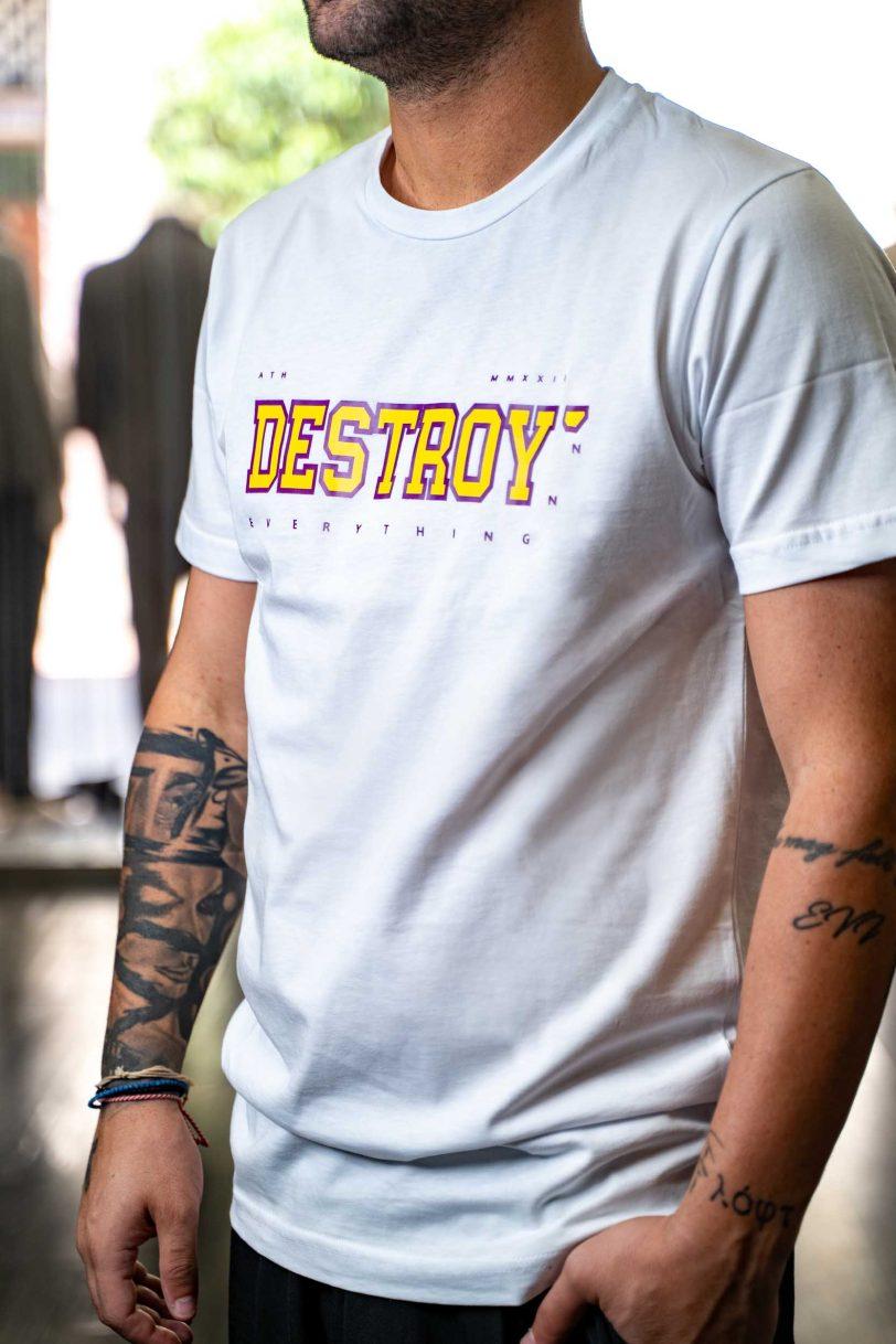 DESTROY T-SHIRT-BRONX WHITE - Image 2
