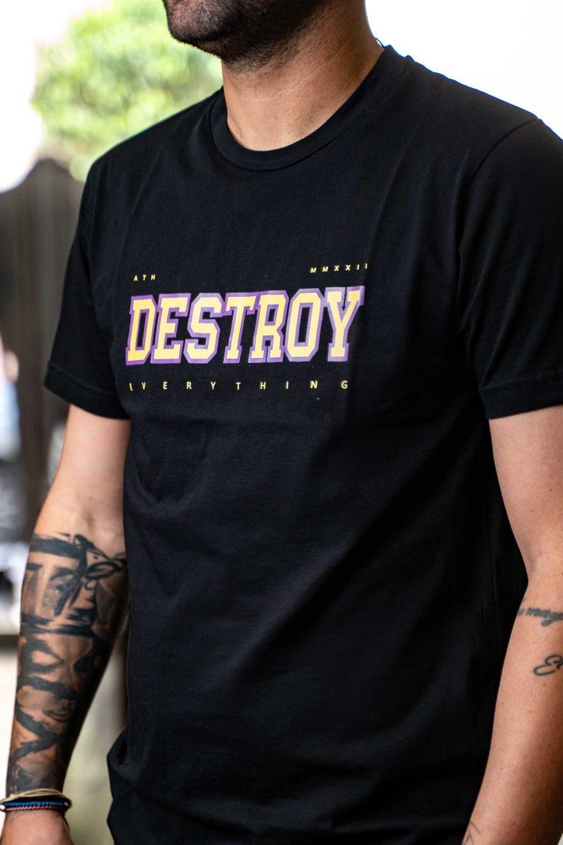 DESTROY T-SHIRT-BRONX BLACK - Image 2
