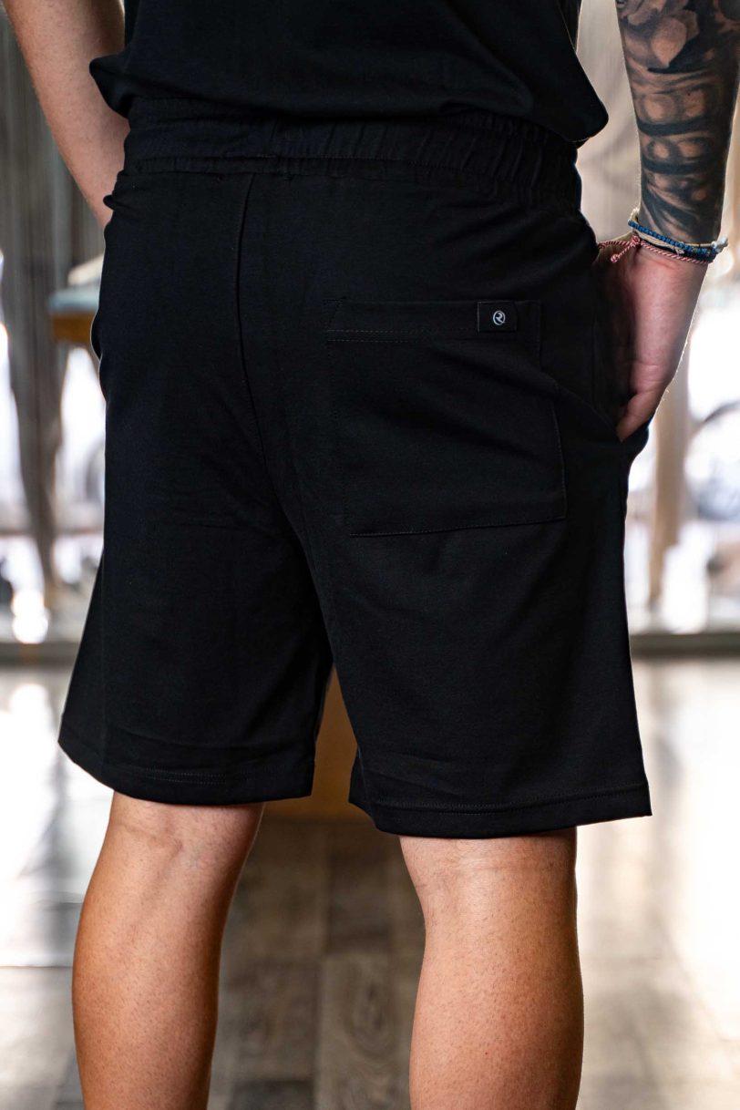 REBEL SHORTS-7046 BLACK - Image 3