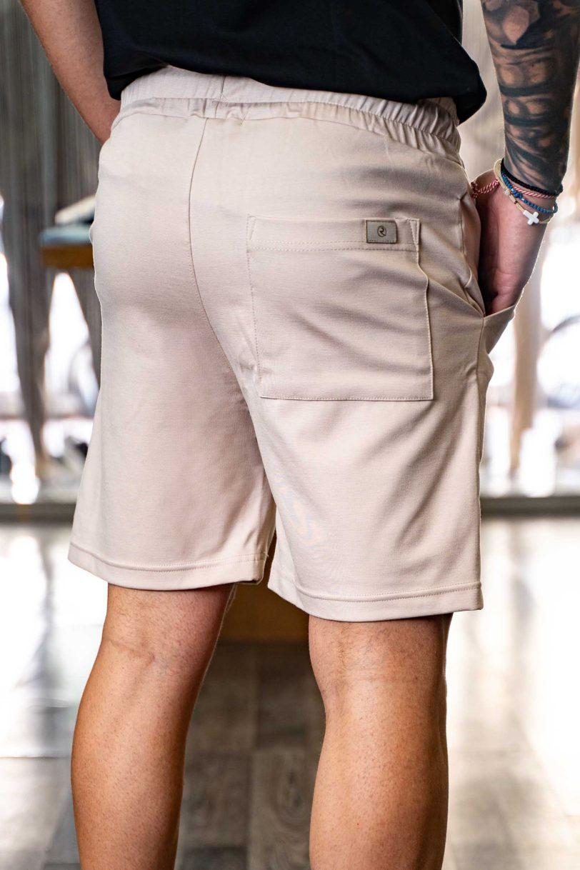REBEL SHORTS-7046 BEIGE - Image 3