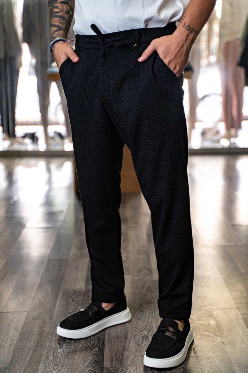DEZIGN PANTS-T-25122 BLACK