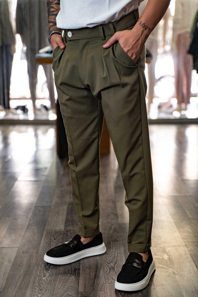 DEZIGN PANTS-T-2380 CHAKI